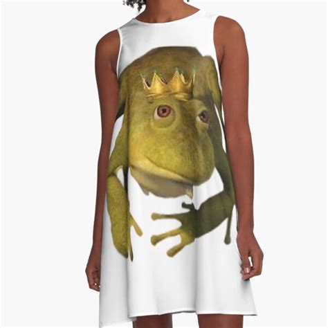 "King Harold Frog-Shrek" A-Line Dress for Sale by Hollias | Redbubble