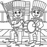 Parade Coloring Pages Picture Do2learn Template Sketch Page sketch template