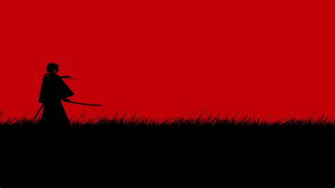 land, profile view, silhouette, landscape, environment, red, field, 4K ...