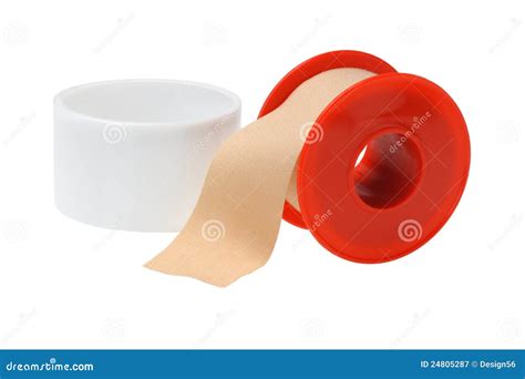 Open Roll of Medical Sticking Plaster Stock Image - Image of plaster, sticking: 24805287