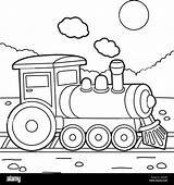 88 Train Engine Coloring Page  Petersmini Onpage sketch template