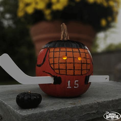 DIY: A Hockey Halloween | Hockey halloween, Hockey pumpkin, Halloween