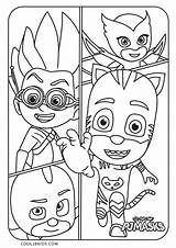 Kolorowanki Pidżamersi  Cool2bKids sketch template