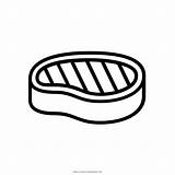 Steak Coloring Page sketch template