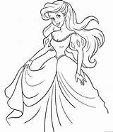 Princess Ariel Little Mermaid Coloring Page Pages sketch template