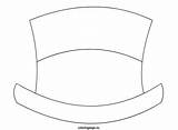 Winter  Coloring Page Snowman hat Wooden snowman Hat Template sketch template