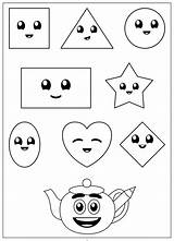 Free Shapes Coloring Pages For Kids sketch template