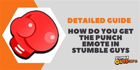 How do you Get the Punch Emote in Stumble Guys?