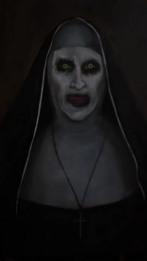 iPhone Wallpaper The Nun Valak | 3D iPhone Wallpaper 2024