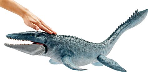 Best Buy: Mattel Jurassic World Real Feel Mosasaurus Blue/Gray FNG24