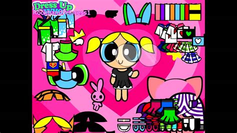 0227 Cartoon Network's Powerpuff Girls Dress Up Game - YouTube