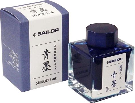 Sailor Sei-Boku pigment ink blue-black - Fontoplumo