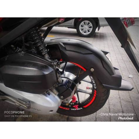 click 150i accessories honda click 125i accessories ♢Honda Click Tire Hugger - Honda Click 125i ...