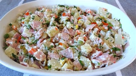 Ensalada Fria de Papa con Todo/Ensalada de Papa Riquisima. Mis Recetas Deliciosas # ...