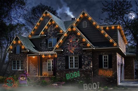 Lights for Halloween? A Frightfully Good Idea! - No Fuss Lights - Christmas Light Installation ...
