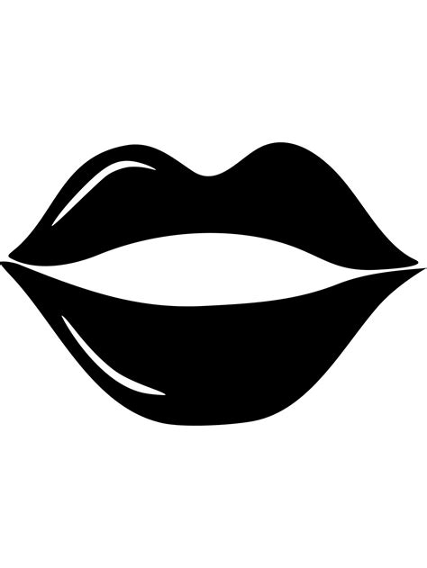 Printable Lips Stencil
