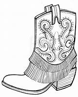 Free Cowboy Boots Coloring Pages  BrooksecHiggins sketch template