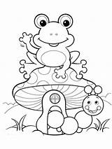 Frog coloring Pages  ColoringLib sketch template