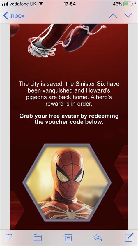 For completing Spiderman PS4 and getting the Platinum trophy you can get a free avatar picture ...