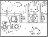 Unwind And Get Creative With Farm Coloring Pages For Adults sketch template