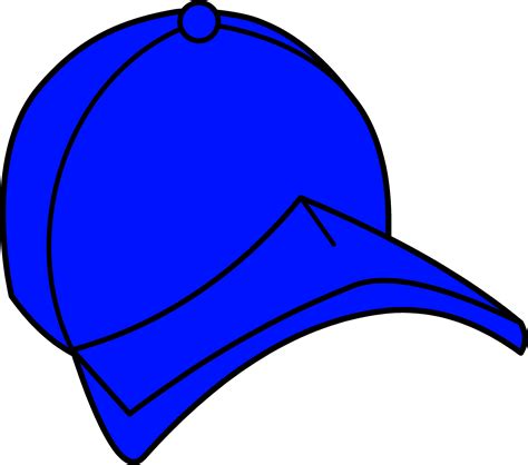 Blue Baseball Cap Clipart - Free Clip Art