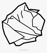 Crumpled Paper Coloring Page  Easy How To Draw HD Png sketch template