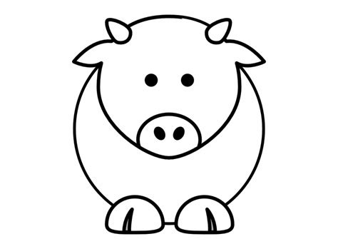 Free Cow Face Clipart Black And White, Download Free Cow Face Clipart Black And White png images ...