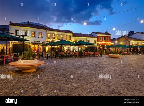 Old bazaar, Pazari i Vjetër, historic bazaar district, Korca, Korça ...