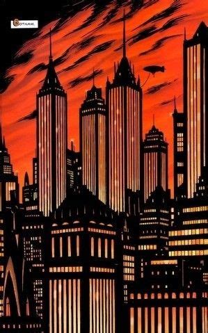 Pin by Sheri Bernard on buildings | Gotham city skyline, City art, City illustration