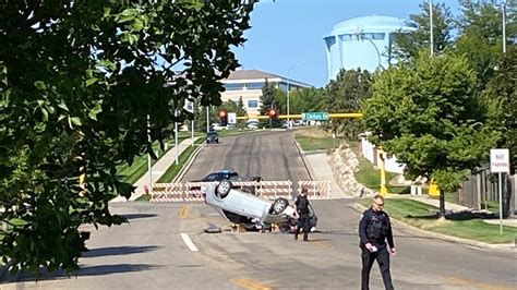 Bismarck Police Department investigating rollover crash