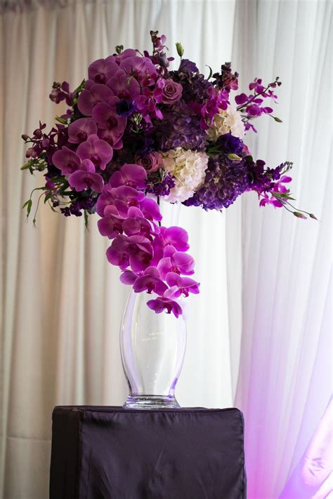 Orchid flower arrangements, Hotel flower arrangements, Hotel flowers