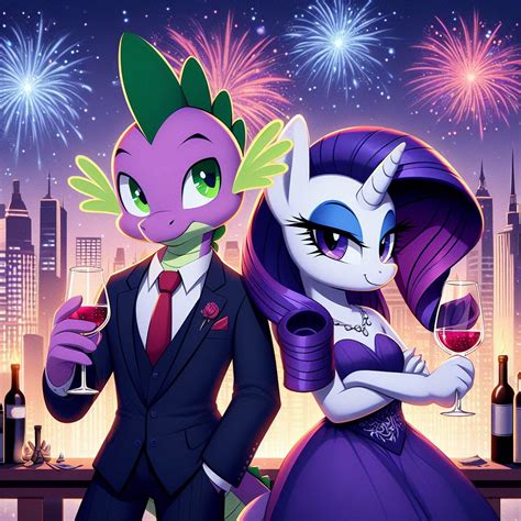 looking good spike and rarity by stitchfan08steven on DeviantArt