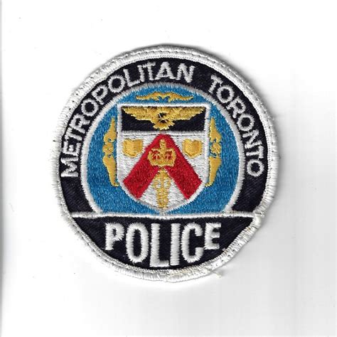 Canadian Metropolitan Toronto Police Patch