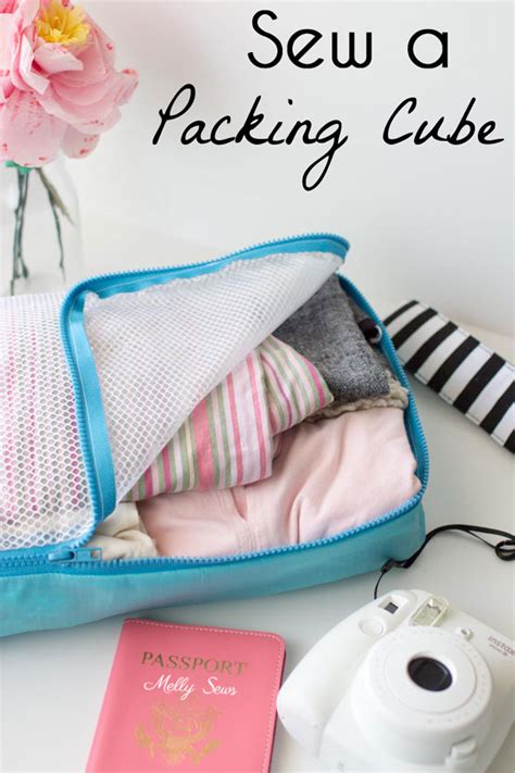 Tutorial: DIY packing cubes to organize your suitcase – Sewing