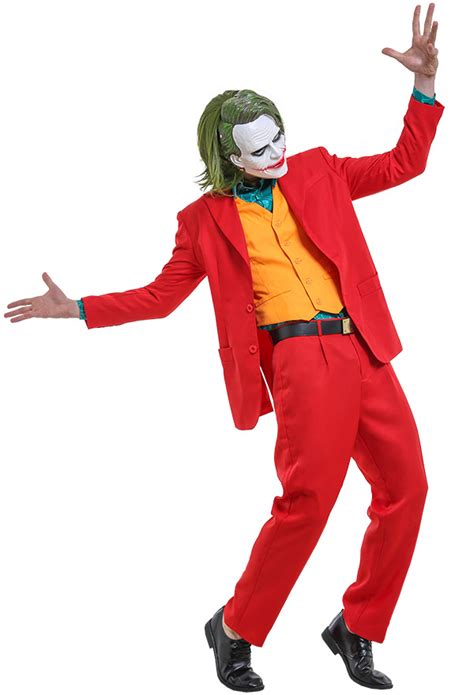 Halloween Party Wear Joker Uniform – Halloween Costume | Red Full Set ...