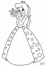 Ausmalbilder Prinzessin  654 Kostenlose Prinzessinnen Malvorlagen sketch template