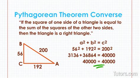 Converse Of Pythagorean (Pythagoras) Theorem –, 53% OFF