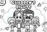 COLORABLE POSTERS  Childen´s Rights English PRINTABLES RIGHTS sketch template