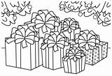Gift Coloring Pages sketch template