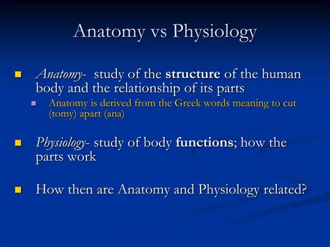 PPT - Introduction to Anatomy & Physiology PowerPoint Presentation - ID:2973602