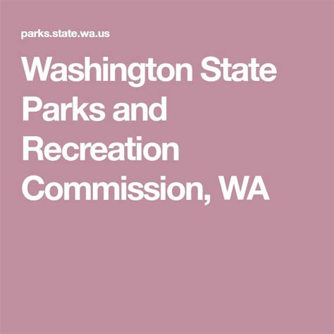 Washington State Parks and Recreation Commission, WA | Washington state ...