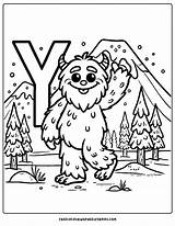 9 Letter Y Coloring Pages  For Kids sketch template