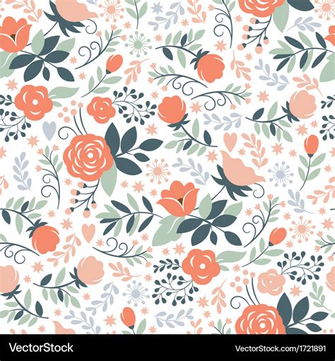 Beauty floral pattern Royalty Free Vector Image