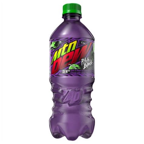 Mountain Dew® Pitch Black Citrus Grape Soda, 20 fl oz - King Soopers