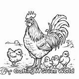 Rooster Coloring Pages  Free & Printable sketch template
