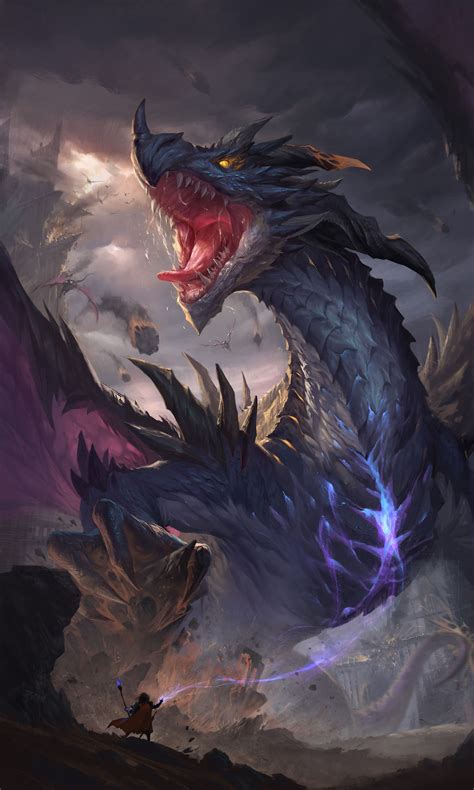 ArtStation - artwork, Gary Fu | Dragon artwork fantasy, Dragon artwork, Mythical creatures art