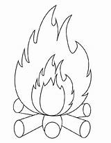 Fire Coloring Pages Free Printable PDF sketch template