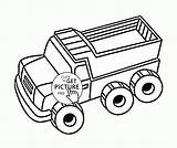 Dump Truck Coloring Pages sketch template