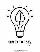 Eco Coloring Pages sketch template