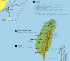 Taiwan Military Bases Map